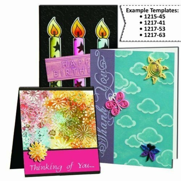 Darice 1218-31 Embossing Folder, 4.25 by 5.75-Inch, Corner Scroll Design - Picture 3 of 3